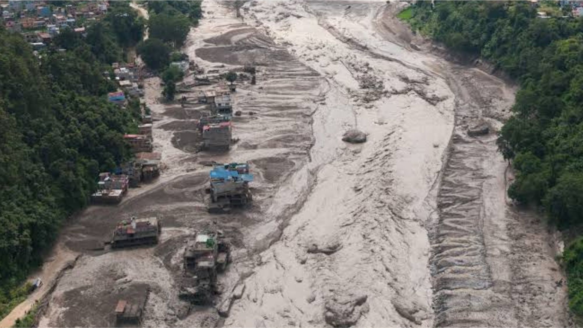 Nepal flash flood image